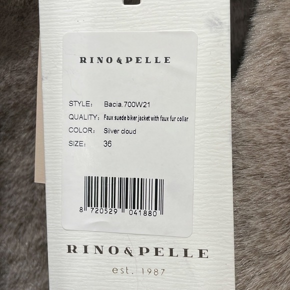 Faux Suede Biker Jacket - Picture 5 of 12